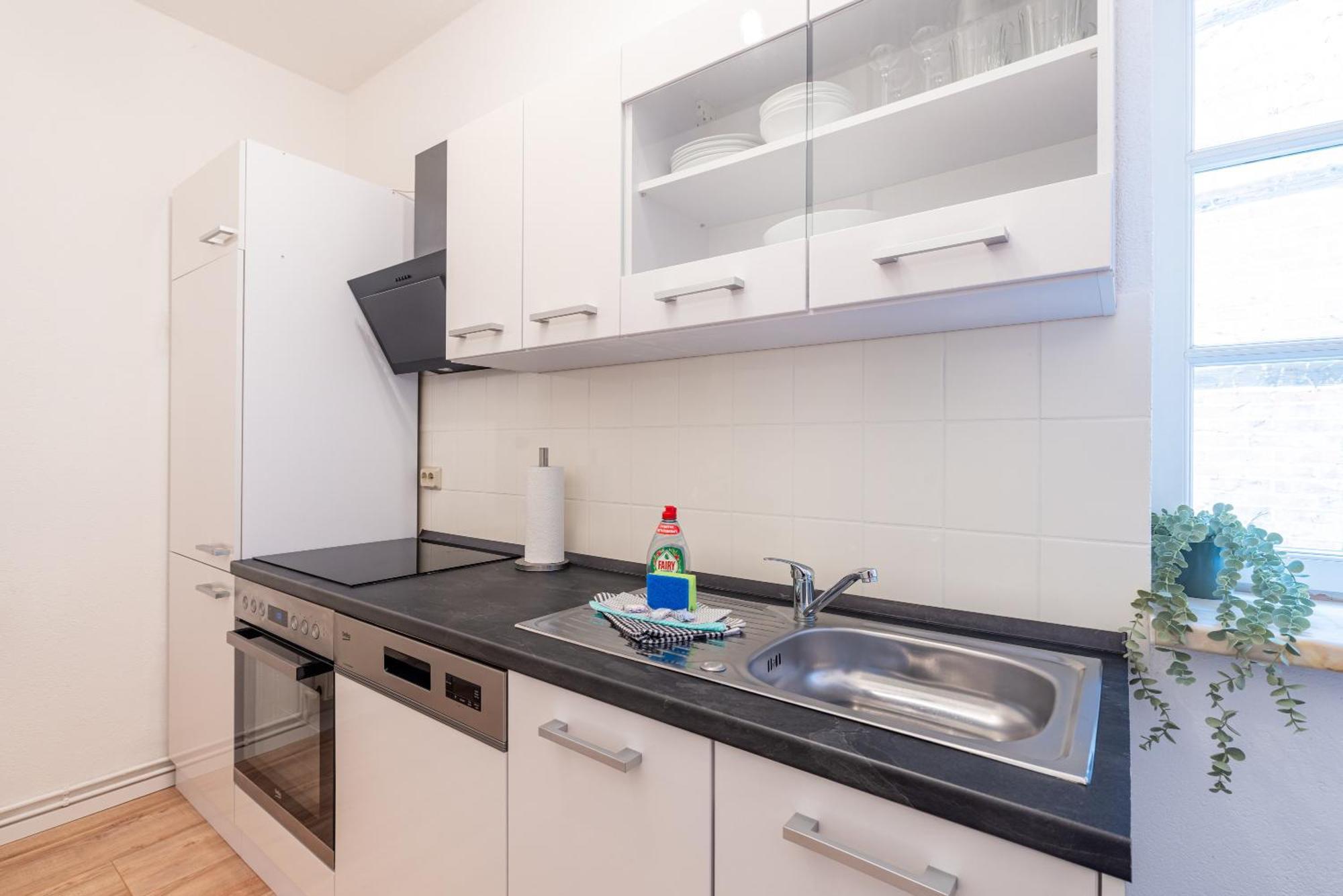 Ferienwohnung Zum Rost'Gen Potte III 奎德林堡 外观 照片